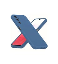 Samsung Galaxy A34 5g Kılıf First Silikon - Mavi