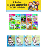 1.Sınıftan 2.Sınıfa Geçenler İçin Ata Tatilde +10 lu Hikaye Seti 5