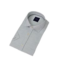 Erkek Klasik Kısa Kol Gömlek  9526 BGL-ST04748 (Mint Yeşili)