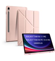 Samsung Galaxy Tab S10 Lite S10 FE S9 FE S9 11inç Kılıf Kalem Bölmeli Trifolding