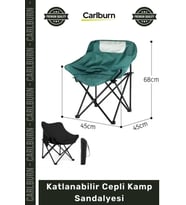 #KampSandalyesi Konforlu Ergonomik Hafif Taşınabilir Doğa Piknik Katlanabilir Cepli Kamp Sandalyesi