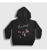 Presmono Unisex Çocuk Siyah Beautiful K-Pop Monsta X Kapüşonlu Sweatshirt 274299tt