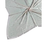 Mısırlı Eşarpları Devore Geometrik Desenli Eşarp (Mint)