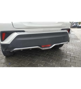 Drs Tuning Toyota C-Hr Uyumlu 2016-2019 Arka Tampon Alt Çıtası Nikelaj