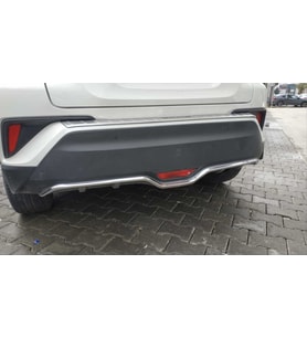 Toyota C-Hr Uyumlu 2016-2019 Arka Tampon Alt Çıtası Nikelaj