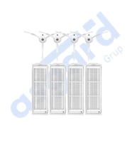 Xiaomi Mop 2 Pro (MJST1SHW) -Mop 2 Lite Uyumlu 4 Yan Fırça 4 Filtre PKT-iasgf0000370