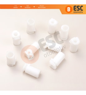 10 Adet Cam Kriko İndirme Kaldırma Mekanizma Kablo Ucu Halat Dübeli Tip BCP019