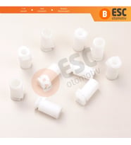 10 Adet Cam Kriko İndirme Kaldırma Mekanizma Kablo Ucu Halat Dübeli Tip BCP019