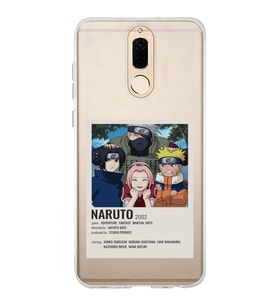 Huawei Mate 10 Lite Uyumlu Naruto Anime Desenli Şeffaf Telefon Kılıfı