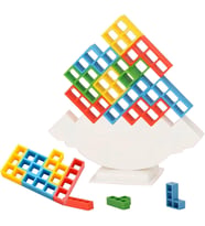 Kule Denge Oyuncağı, Eğitici Tetris Kule Oyunu, Renkli Bloklar ile Denge ve Strateji Oyunu