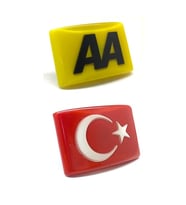 Türk Bayrağı Ve Aa Etiket Panjur Arması 3 Boyutlu Kaliteli