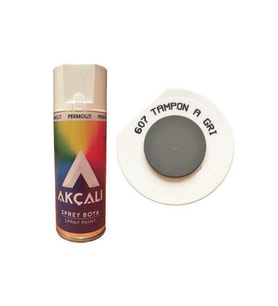 Akçalı Sprey Boya 400 ml 607 Tampon Açık Gri