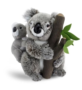 Animals of the World Ağaçta Yavrulu Koala 26cm