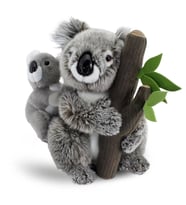 Animals of the World Ağaçta Yavrulu Koala 26cm