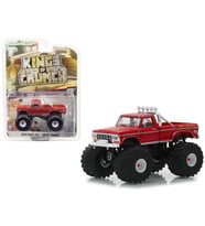GreenLight Kings of Crunch - God of Thunder - 1979 Ford F-250 1/43 Model Araba (Kırmızı)