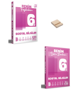 Benim Hocam 6. Sınıf Sosyal Bilgiler Fasikülüm ve Soru Bankam + Telefon Standı