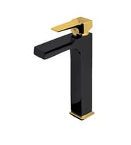 NEWARC AQUA ÇANAK TİPİ LAVABO BATARYASI (SİYAH ALTIN)
