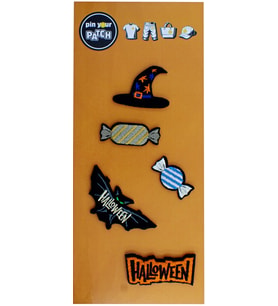 Halloween Yama Set Cadılar Bayramı Yama Seti Set-01 Orange (Turuncu)