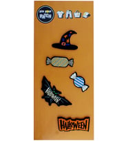 Halloween Yama Set Cadılar Bayramı Yama Seti Set-01 Orange (Turuncu)