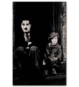 Cakapuzzle Charlie Chaplin Çocuk Resmi Görseli Puzzle Yapboz MDF (Ahşap) (120 Parça)