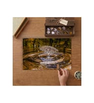 Ağır Çekim Su Damlası Tasarımı 240 parça Ahşap Puzzle Ahşap Kutuda MP02041