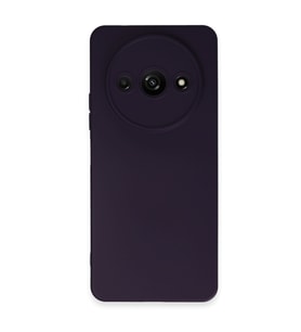 Redmi A3 4G Kılıf Nano Içi Kadife Silikon - Mor