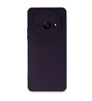 Redmi A3 4G Kılıf Nano Içi Kadife Silikon - Mor