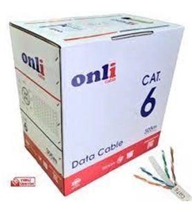 Onli ER-6002 U-UTP 23 AWG CCA CU 305 Metre Cat6 Kablo