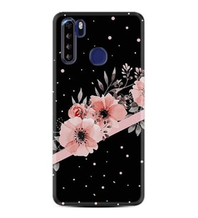 Reeder P13 Blue Max Kılıf Desenli Silikon Flowers Dots