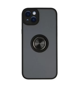 İphone 14 Montreal Yüzüklü Kapak - Siyah