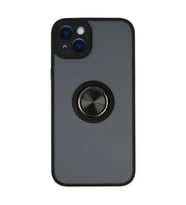 İphone 14 Montreal Yüzüklü Kapak - Siyah