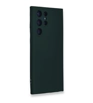 Galaxy S24 Ultra Kılıf Nano İçi Kadife  - Koyu Yeşil
