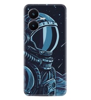Vivo Y22S Kılıf Resimli Desenli Silikon Platinium Series Astro 1870