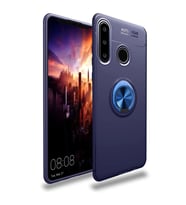 Huawei Y6p Kılıf Range Yüzüklü Silikon - Mavi