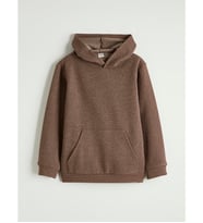 LCW Kids Kahverengi Kapüşonlu Erkek Çocuk Kalın Sweatshirt