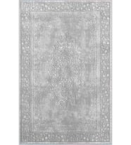 Eliana Home Baskılı, Yıkanabilir Kaymaz Taban Salon Halısı LNA1487 100x150 cm (Gri)