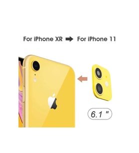 Apple iPhone XR Uyumlu Zore CP-03 iPhone 11 Kamera Lens Dönüştürücü (Gold)