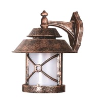 AVONNI BAP-68199-BKR-M2 Kahverengi Boyalı Dış Mekan Aydınlatma E27 ABS Polikarbon Cam 30x26cm