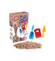 Eğitici Kinetik  Kum Aksesuarlı Kinetik Oyun Kumu (1000 Gr.)  Art Sand Kumu-KAHVE