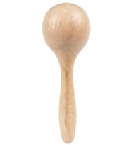 Temel Ahşap Marakas Ritim Aleti 15 cm