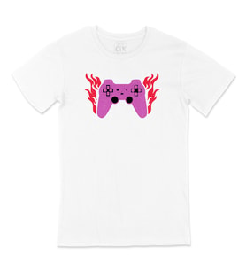 Mor Joystick Tişört