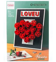 Toysan Flowers Loveu Gül Çiçekli Çerçeve Yapı Blok Seti 848 Parça 1051