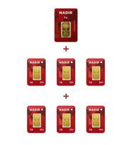 Nadir Gold 24 Ayar 11 Gram Külçe Altın (1 Adet 5 Gram Külçe Altın + 6 Adet 1 Gram Külçe Altın )