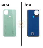 General Mobile Gm 22 Yeşil Arka Kapak Arka Cam Batarya Kapağı Lazer Kesim Kapak Pil Kapağı Back Cover