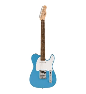 Squier 0373450526 Sonic Telecaster Elektro Gitar (California Blue)  Mavi Renk Laurel Klavye ve Beyaz Pickguard