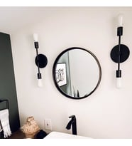 RİOLİGHT RETRO METAL APLİK (Siyah - Beyaz)