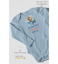Bırakın beni teyzeme gideceğim Uzun Kollu Çıtçıtlı Bebek Body