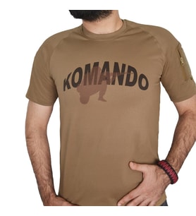 Wolftrap Komando Yazılı Kısa Kollu Baskılı Taktik Tişört Nano
