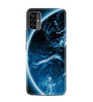 Reeder P13 Pro Max Lite 2022 Kılıf Silikon Desen Özel Seri Blue Planet 1610