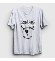 Presmono Unisex Beyaz Finland Korpiklaani T-Shirt 161661tt (Beyaz)